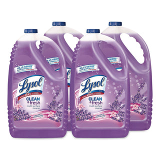 Clean and Fresh Multi-Surface Cleaner, Lavender and Orchid Essence, 144 oz Bottle, 4/Carton