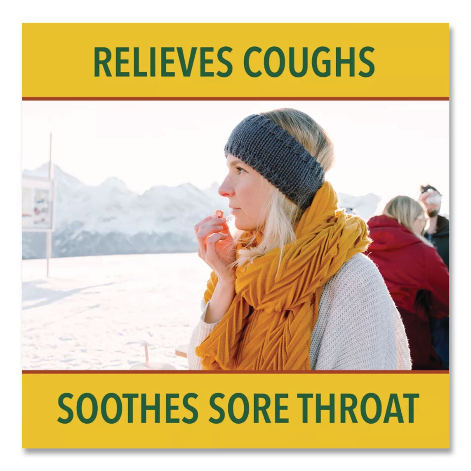 Cough Drops, Natural Herb, 21/Pack