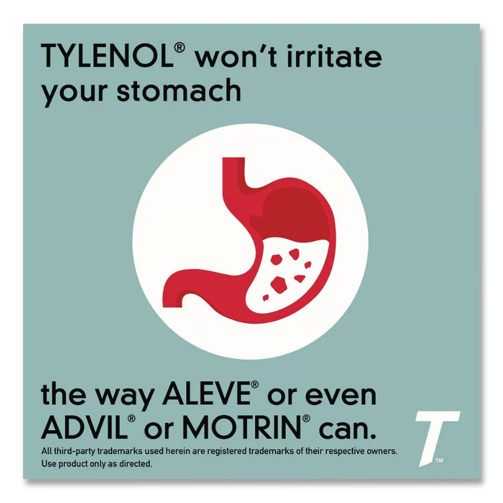 Acetaminophen, 500mg, Extra Strength Caplets, Refill, 2 /Packet, 30 Packets/Box
