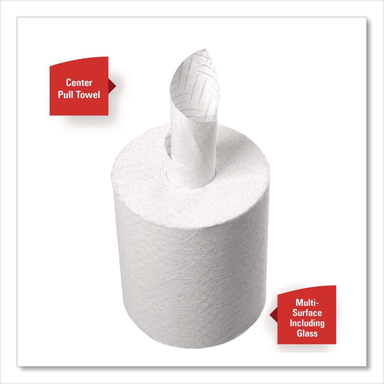 Reach System Roll Towel, 1-Ply, 11 x 7, White, 340/Roll, 6 Rolls/Carton