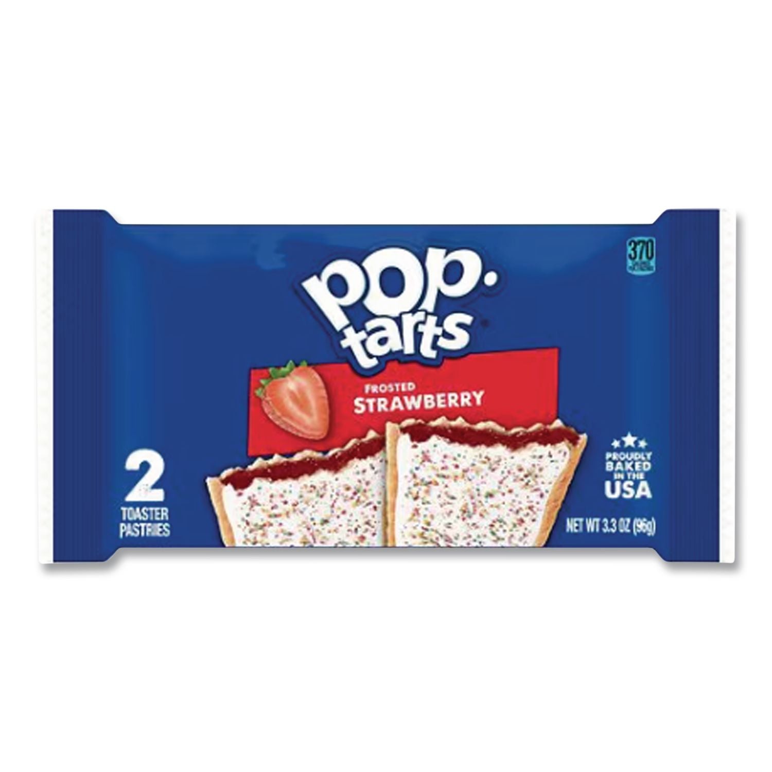 Pop Tarts, Frosted Strawberry, 3.67 oz, 2/Pack, 6 Packs/Box