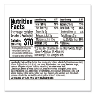 Pop Tarts, Frosted Strawberry, 3.67 oz, 2/Pack, 6 Packs/Box