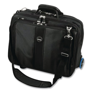 Contour Rolling Laptop Case, Fits Devices Up to 17", Ballistic Nylon, 17.5 x 9.5 x 13, Black