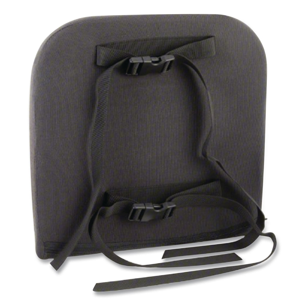 Memory Foam Backrest, 16 x 12 x 16, Black