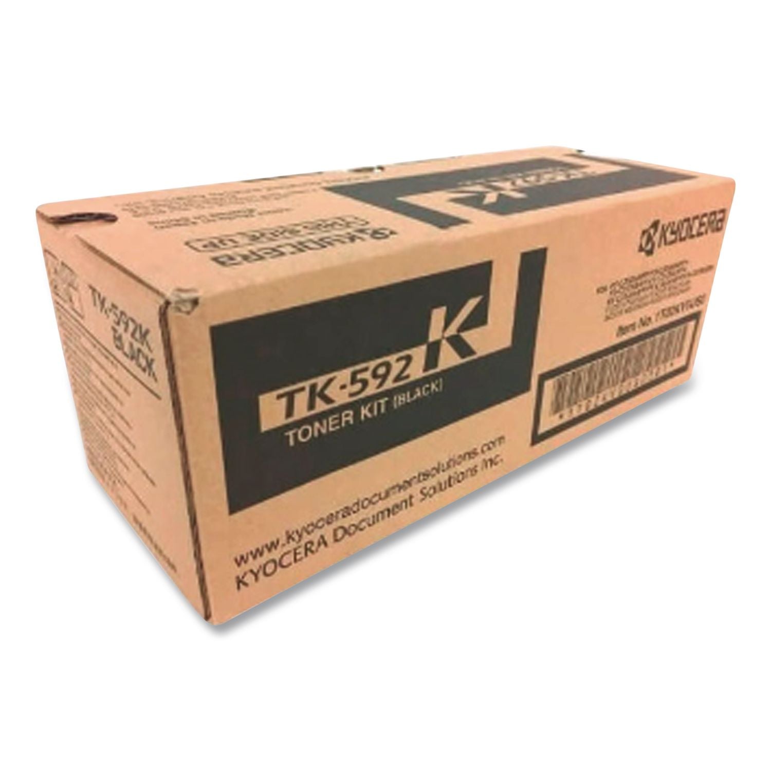 Kyocera TK-592K Original Toner Cartridge - Laser - 7000 Pages - Black - 1 Each