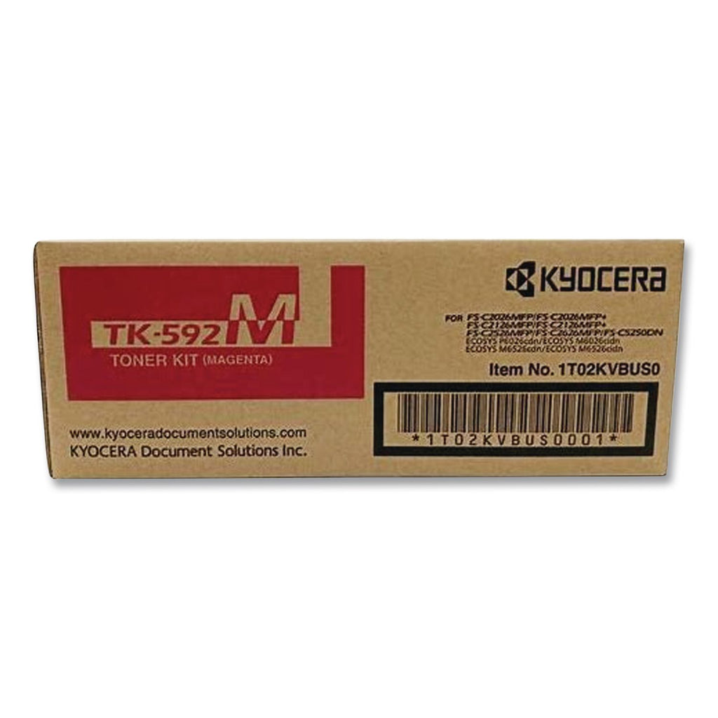Kyocera TK-592M Original Toner Cartridge - Laser - 5000 Pages - Magenta - 1 Each