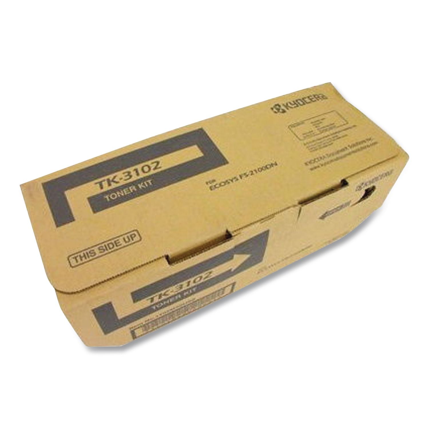 Kyocera Original Toner Cartridge - Laser - 12500 Pages - Black - 1 Each