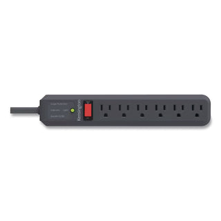 Guardian Surge Protector, 6 AC Outlets, 15 ft Cord, 540 J, Gray