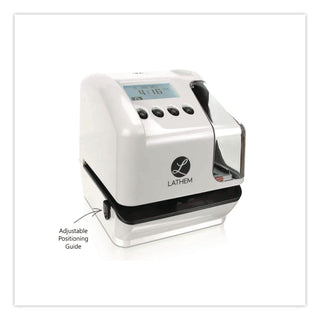 LT5000 Electronic Time and Date Stamp, Digital Display, Cool Gray