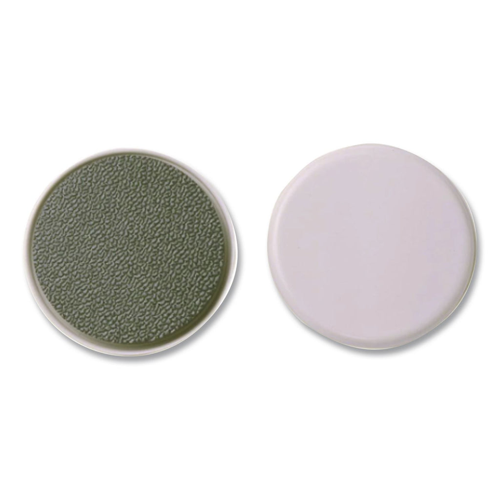 Mighty Mighty Movers Reusable Furniture Sliders, Round, 5" Diameter, Beige, 4/Pack
