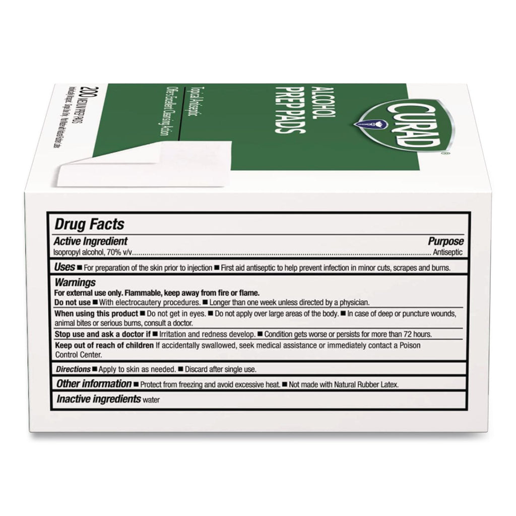 Alcohol Swabs, 1 x 1, 200/Box