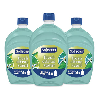 Antibacterial Liquid Hand Soap Refills, Fresh, 50 oz, Green, 6/Carton