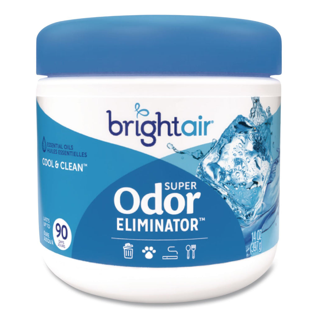 Super Odor Eliminator, Cool and Clean, Blue, 14 oz Jar