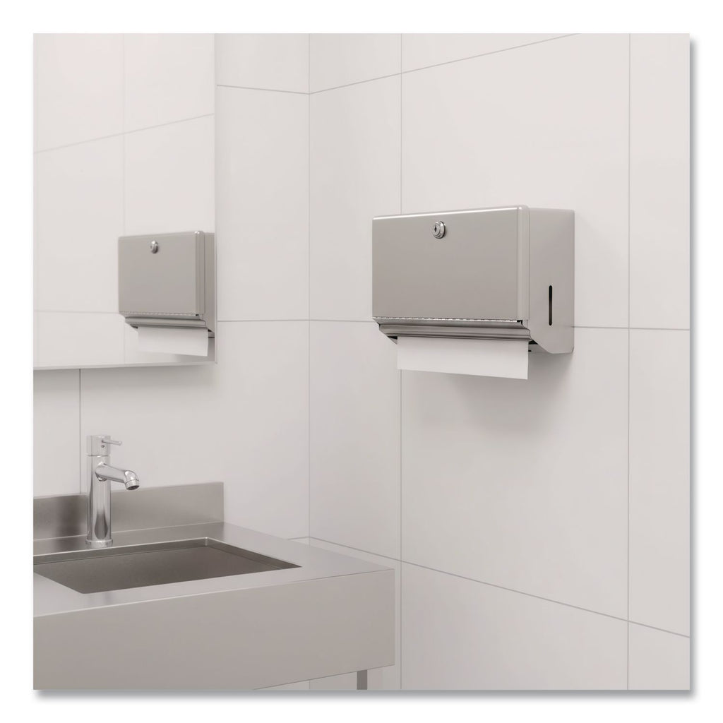 Surface-Mounted Paper Towel Dispenser, 10.75 x 4 x 7.06, Stainless Steel