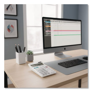 EL-334W Large Desktop Calculator, 12-Digit LCD