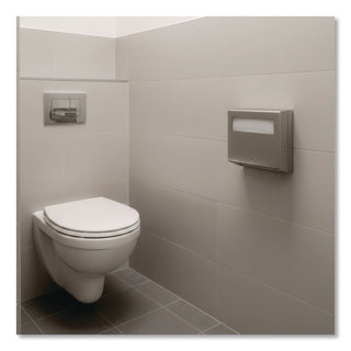 Stanless Steel Toilet Seat Cover Dispenser, ConturaSeries, 15.75 x 2.25 x 11.25, Satin Finish