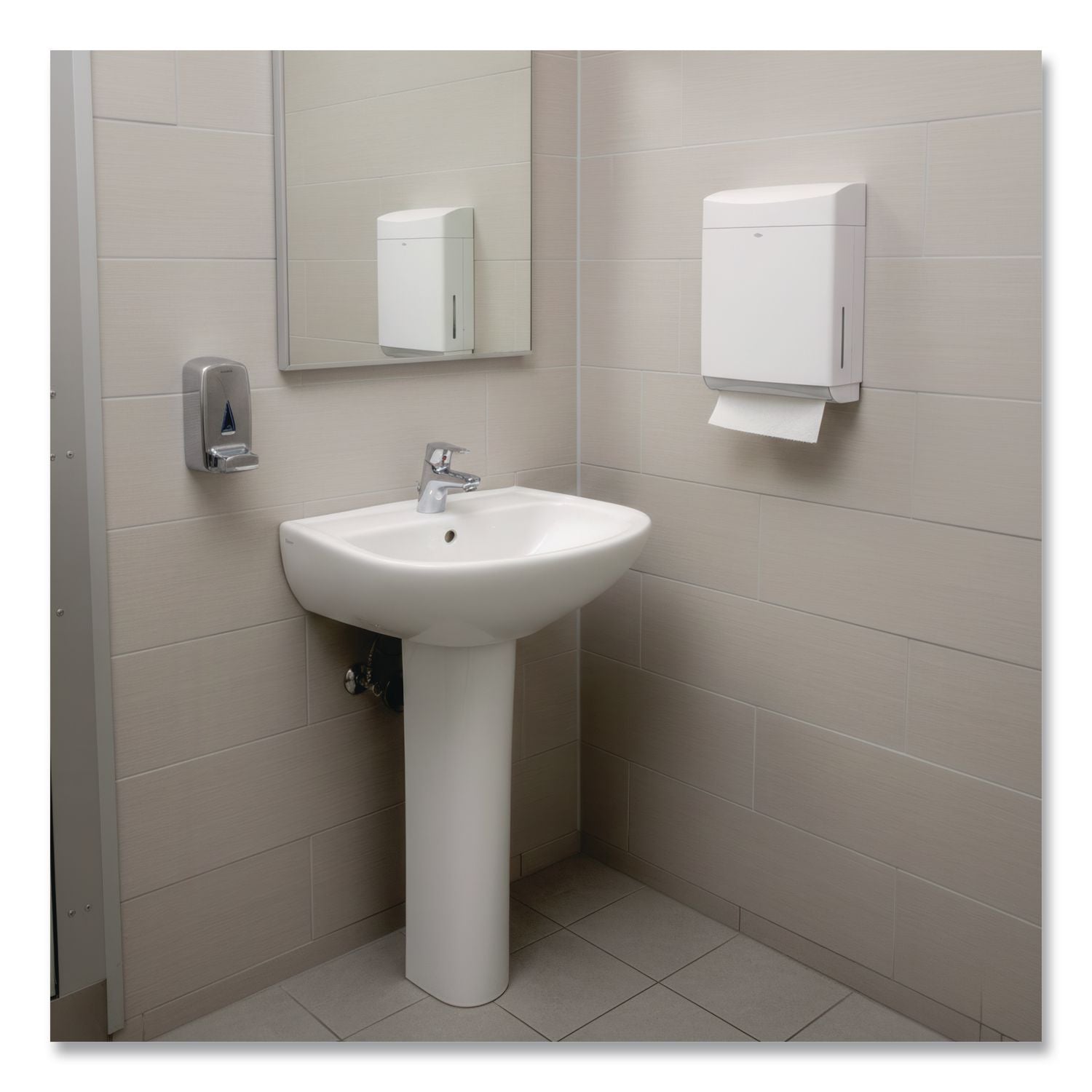 Matrix Series Surface-Mounted Paper Towel Dispenser, 11.5 x 4.75 x 15.25, Gray