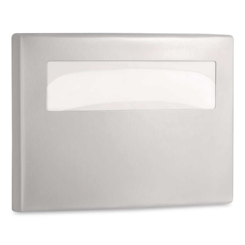 Stainless Steel Toilet Seat Cover Dispenser, ClassicSeries, 15.75 x 2 x 11, Satin Finish