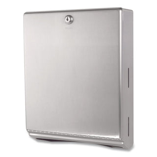 Surface-Mounted Paper Towel Dispenser, 10.75 x 4 x 14, Stainless Steel