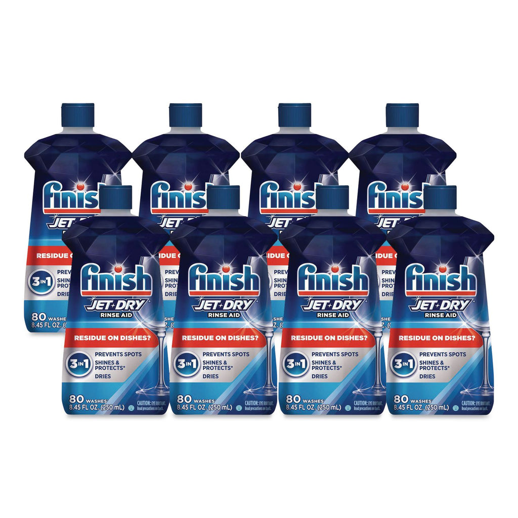 Jet-Dry Rinse Agent, 8.45 oz Bottle, 8/Carton