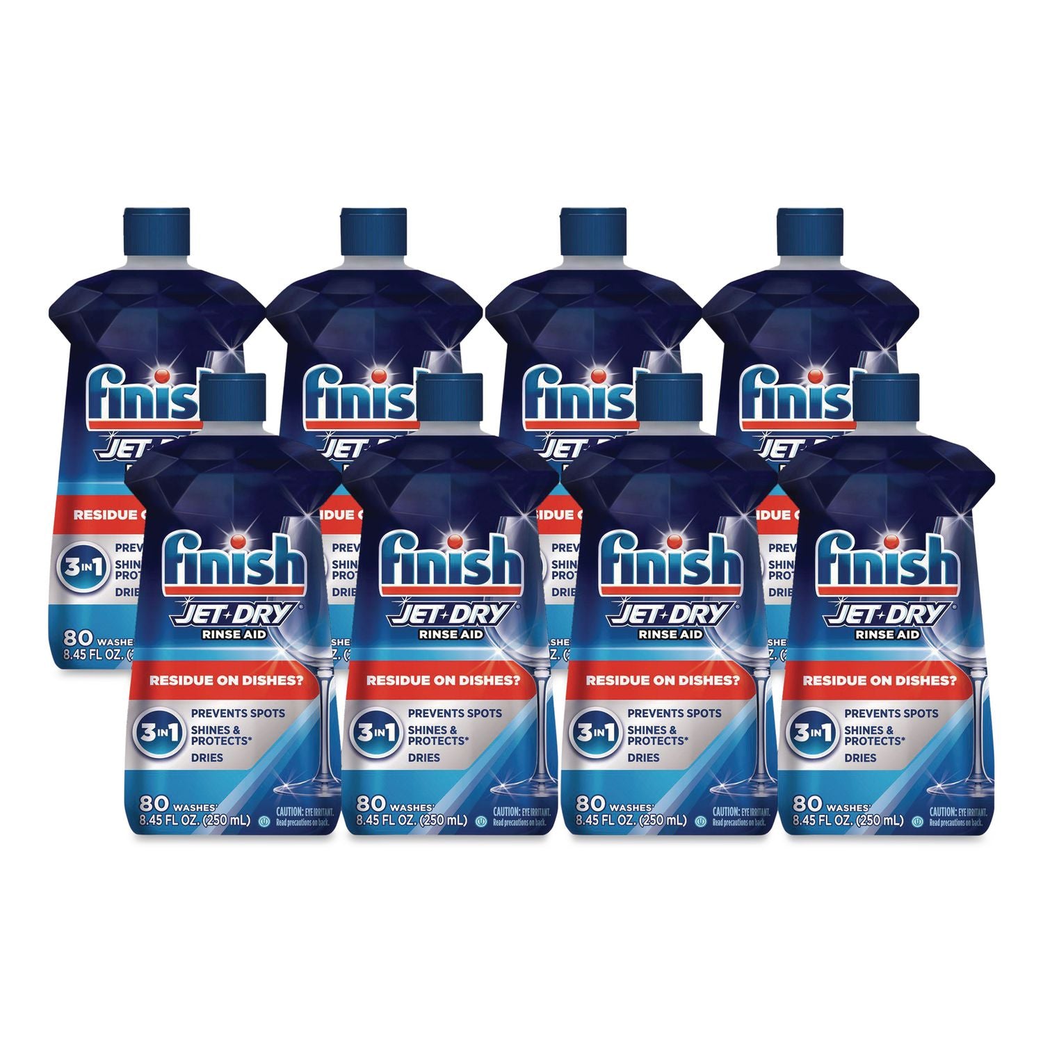 Jet-Dry Rinse Agent, 8.45 oz Bottle, 8/Carton