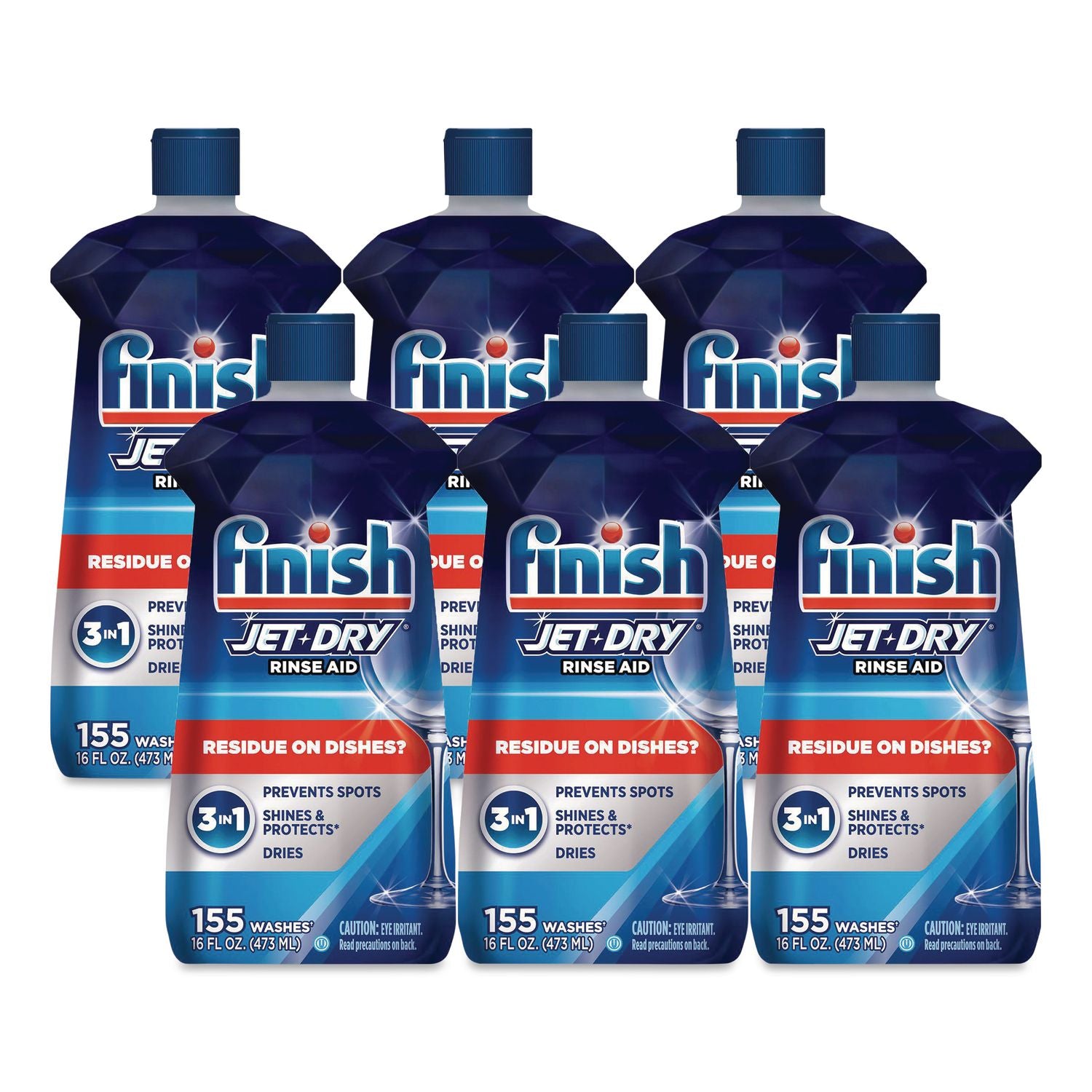 Jet-Dry Rinse Agent, 16 oz Bottle, 6/Carton
