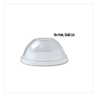 Kal-Clear/Nexclear Drink Cup Lids, Dome Lid with 1" Hole, Fits 12 to 20 oz Cold Cups, Clear, 1,000/Carton