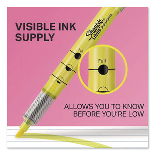 Liquid Pen Style Highlighters, Assorted Ink Colors, Chisel Tip, Assorted Barrel Colors, 5/Set
