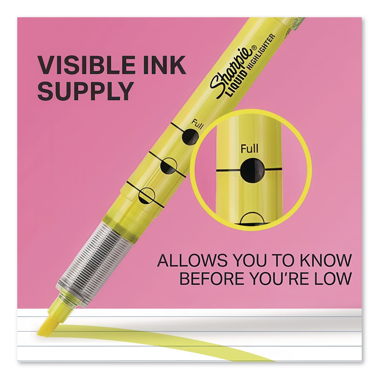 Liquid Pen Style Highlighters, Assorted Ink Colors, Chisel Tip, Assorted Barrel Colors, 5/Set