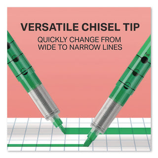 Liquid Pen Style Highlighters, Assorted Ink Colors, Chisel Tip, Assorted Barrel Colors, 5/Set
