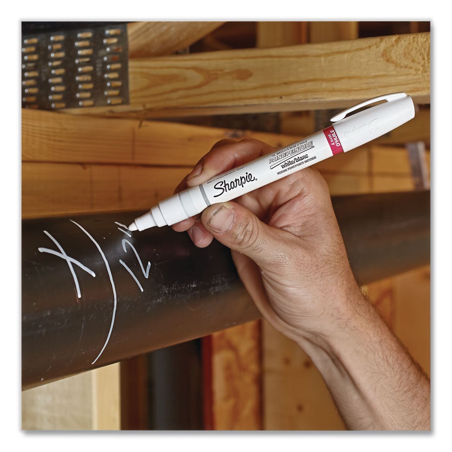 Sharpie Oil-Based Paint Marker - Medium Point - Medium Marker Point - Assorted Oil Based Ink - 5 / Pack