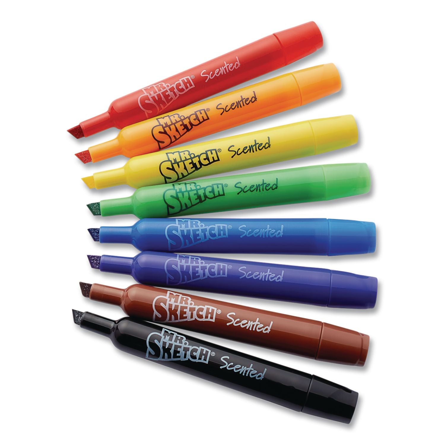 Scented Watercolor Marker, Broad Chisel Tip, Assorted Colors, 8/Set