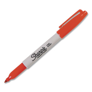 Fine Tip Permanent Marker Value Pack, Fine Bullet Tip, Red, 36/Pack