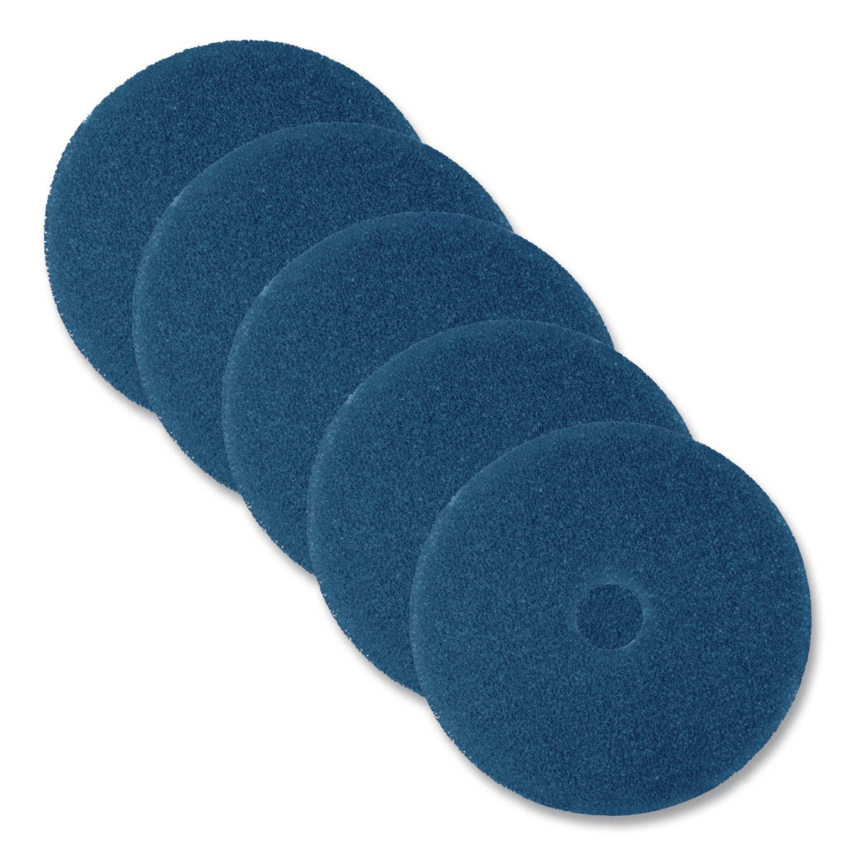 Low-Speed High Productivity Floor Pads 5300, 20" Diameter, Blue, 5/Carton