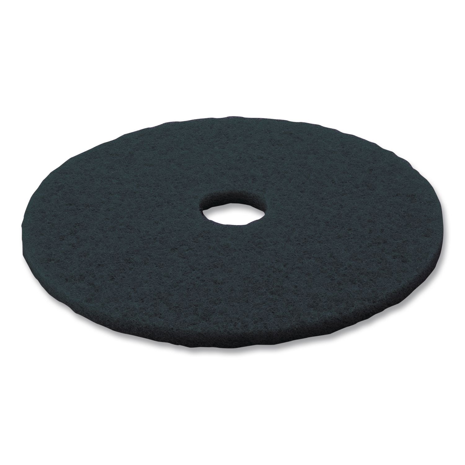 3M Blue Cleaner Pad 5300 - 17" Diameter - 5/Carton x 17" Diameter - Polyester Fiber, Nylon - Blue