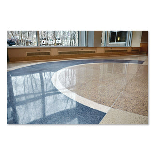 Ultra High-Speed Floor Burnishing Pads 3100, 19" Diameter, Aqua, 5/Carton