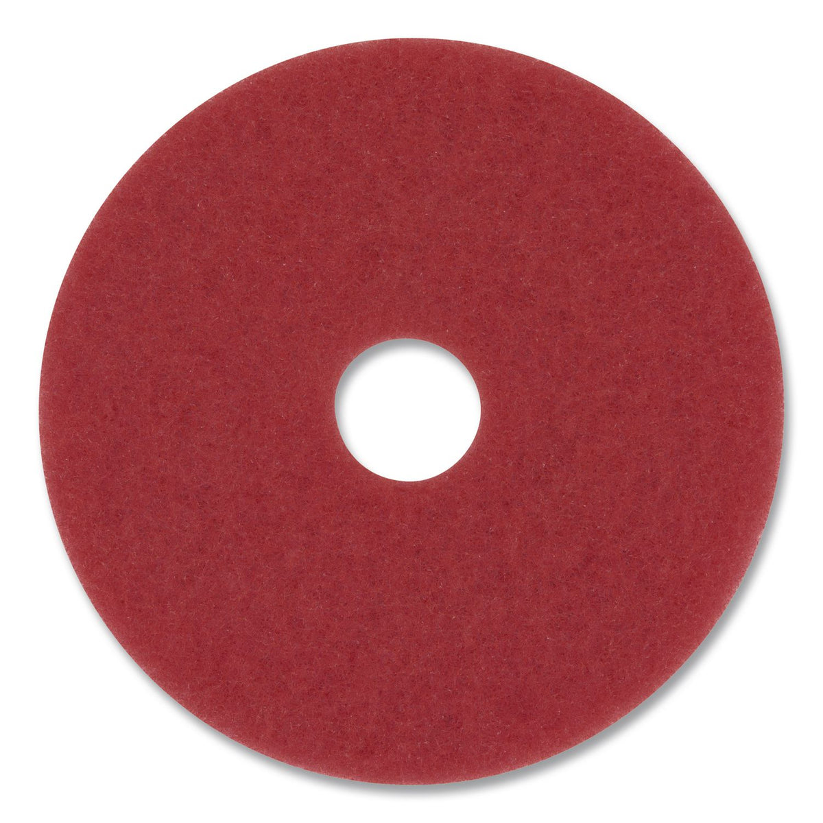 Low-Speed Buffer Floor Pads 5100, 20" Diameter, Red, 5/Carton