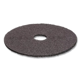 Low-Speed High Productivity Floor Pads 7300, 17" Diameter, Black, 5/Carton
