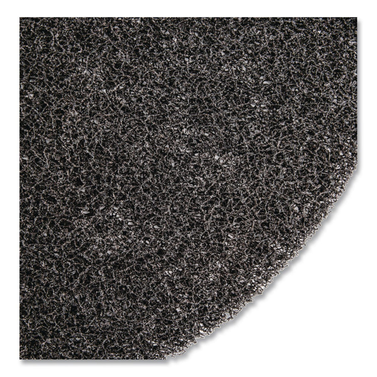 Low-Speed High Productivity Floor Pads 7300, 17" Diameter, Black, 5/Carton