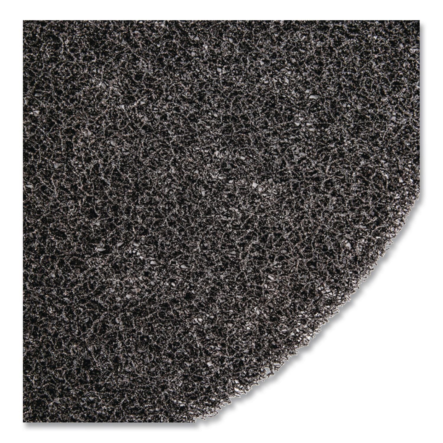 Low-Speed High Productivity Floor Pads 7300, 17" Diameter, Black, 5/Carton