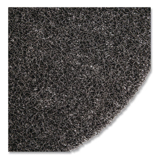 Low-Speed High Productivity Floor Pads 7300, 17" Diameter, Black, 5/Carton