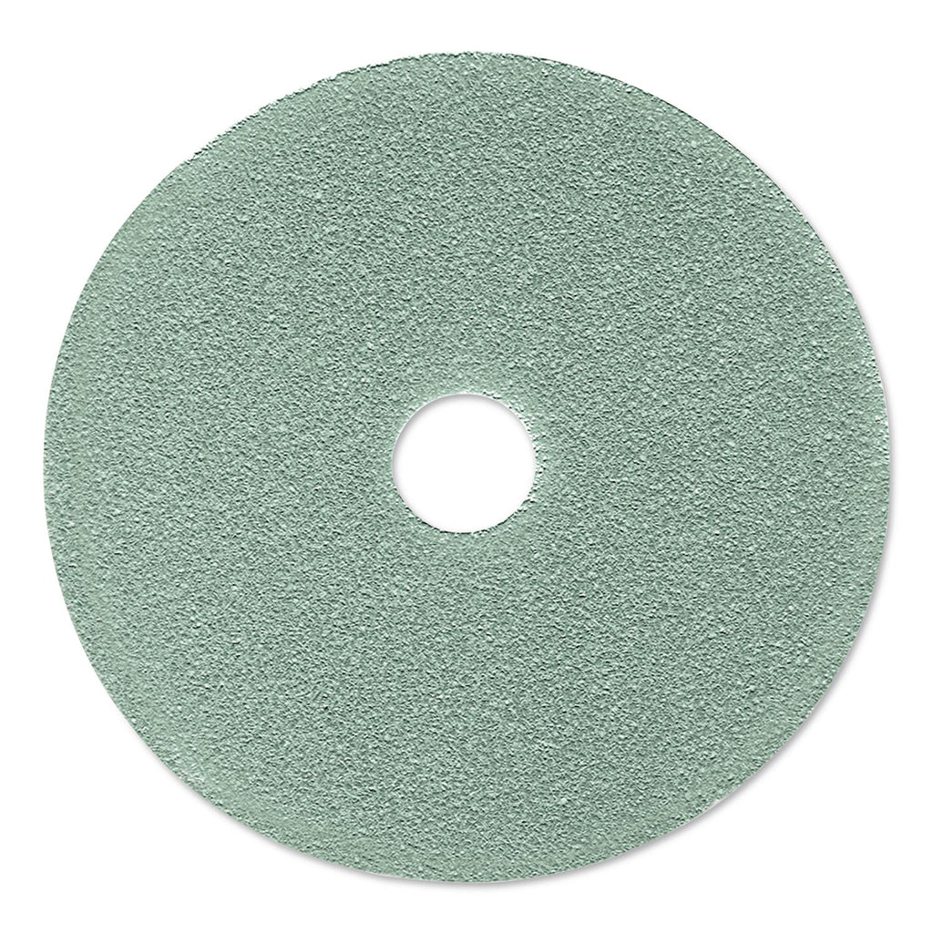 Ultra High-Speed Floor Burnishing Pads 3100, 19" Diameter, Aqua, 5/Carton