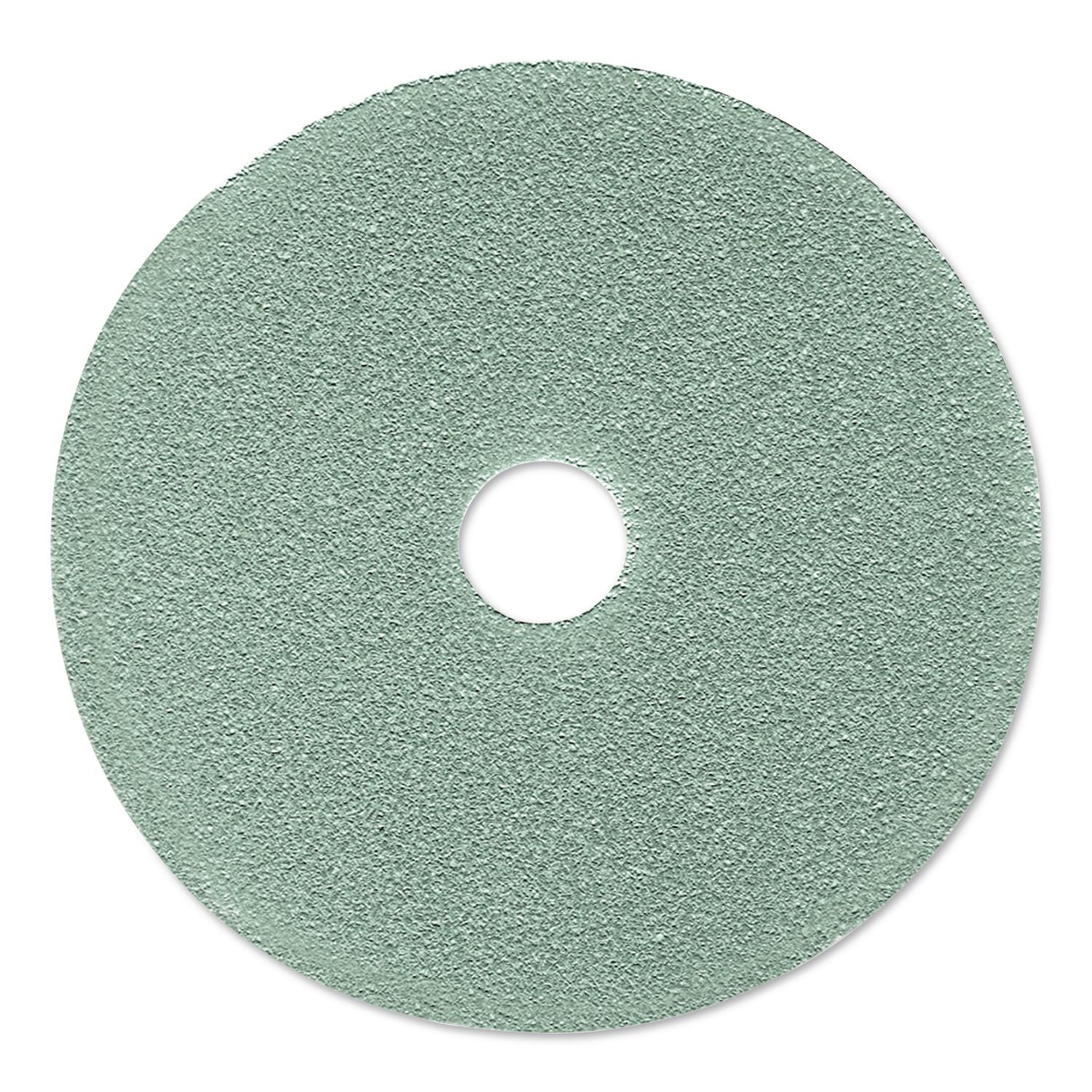 Ultra High-Speed Floor Burnishing Pads 3100, 19" Diameter, Aqua, 5/Carton