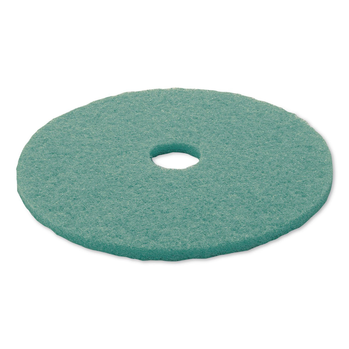 Ultra High-Speed Floor Burnishing Pads 3100, 20" Diameter, Aqua, 5/Carton