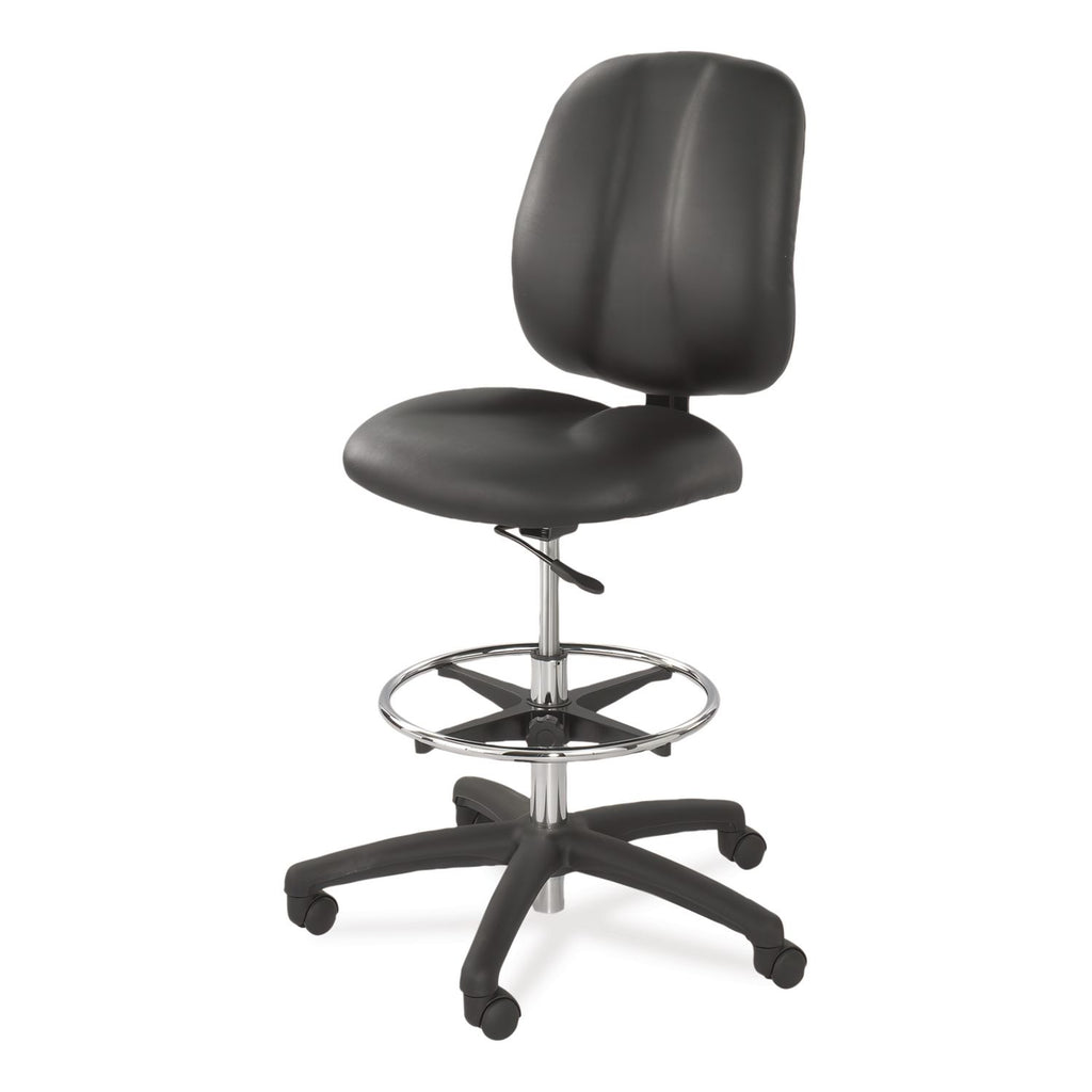 Apprentice II Extended-Height Chair, Supports Up to 250 lb, 22" to 32" Seat Height, Black