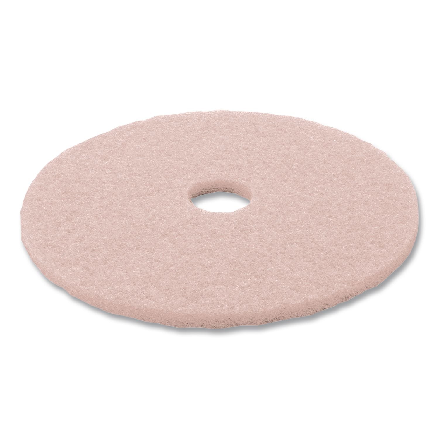 Ultra High-Speed Eraser Floor Burnishing Pad 3600, 27" Diameter, Pink, 5/Carton