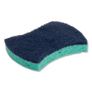 Power Sponge, 2.8 x 4.5, 0.6" Thick, Blue/Teal, 5/Pack