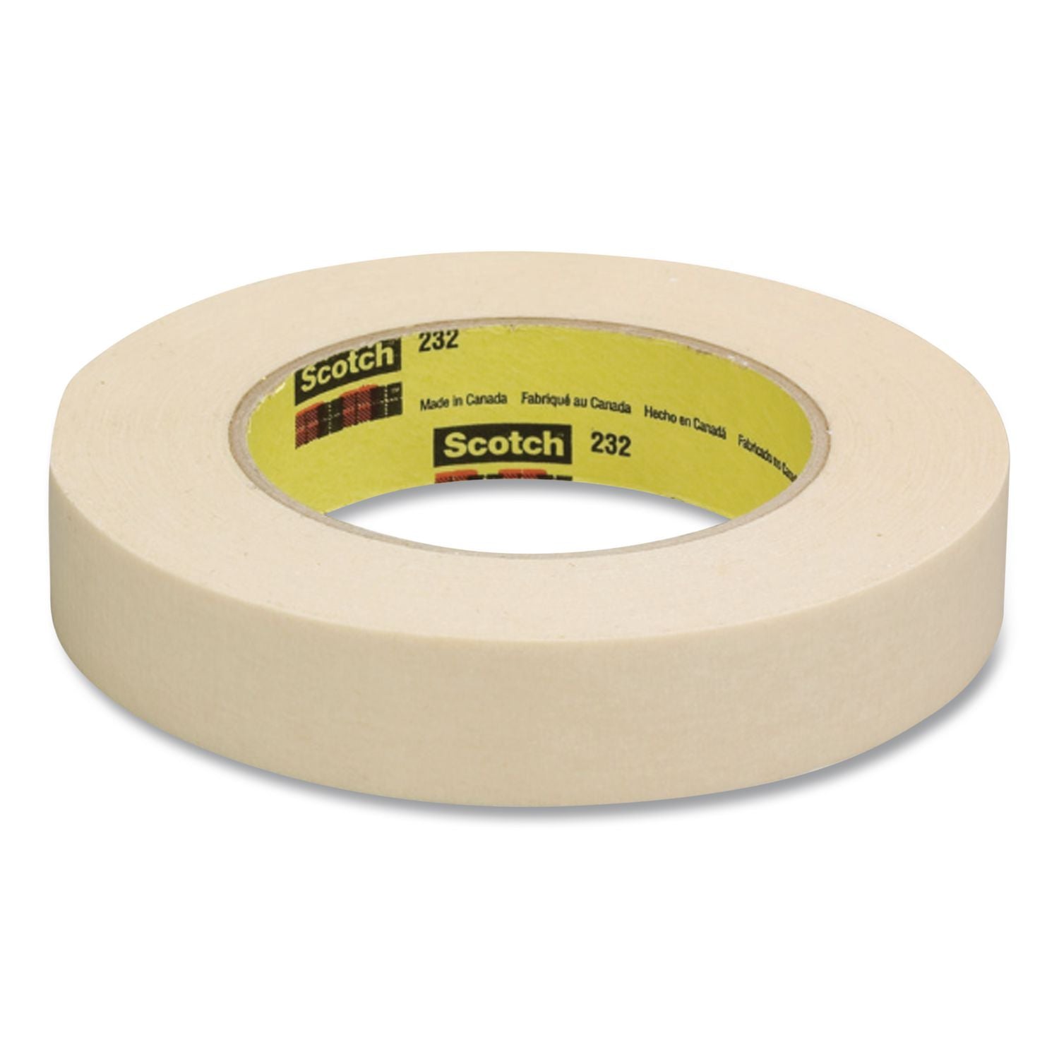 Printable Flatback Paper Tape, 3" Core, 0.75" x 60 yds, White
