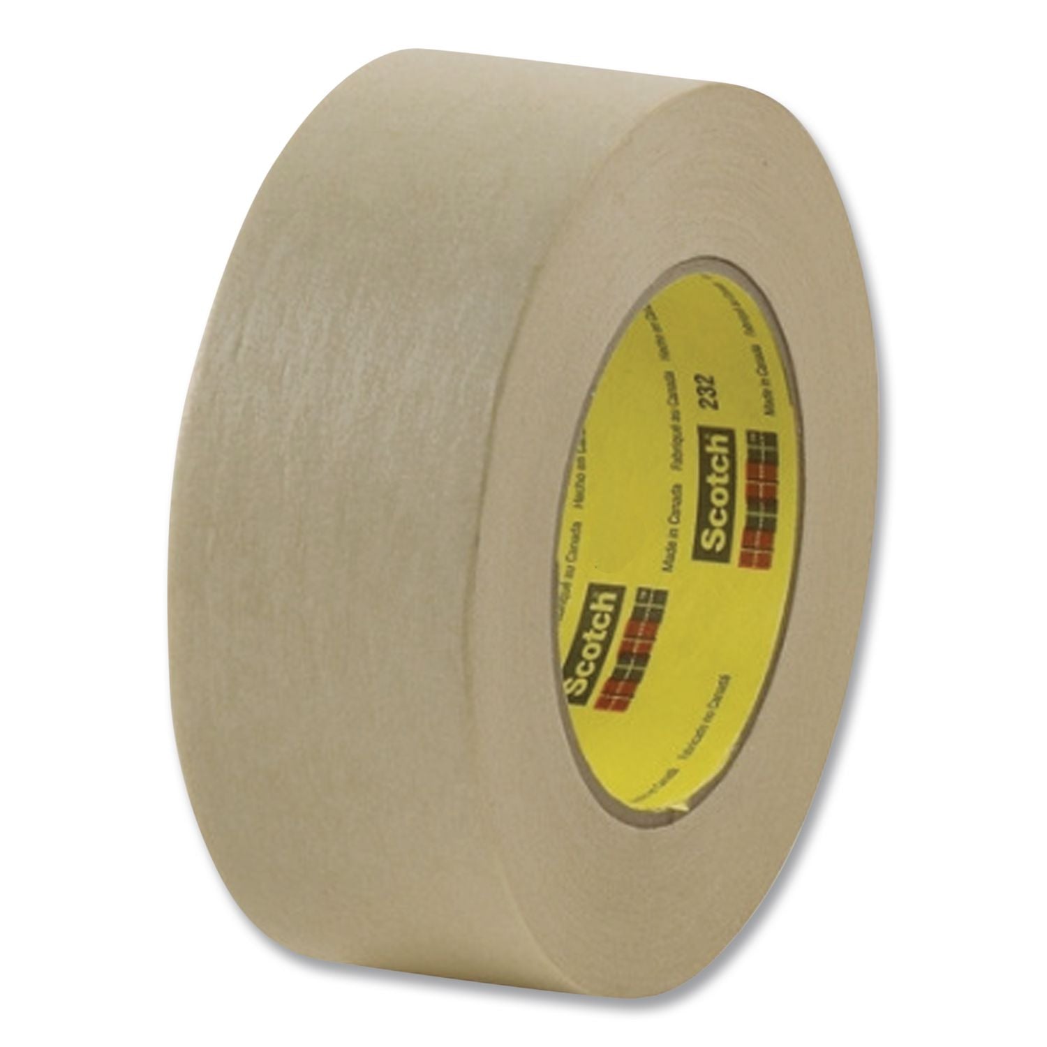 General Purpose Masking Tape 234, 3" Core, 36 mm x 55 m, Tan
