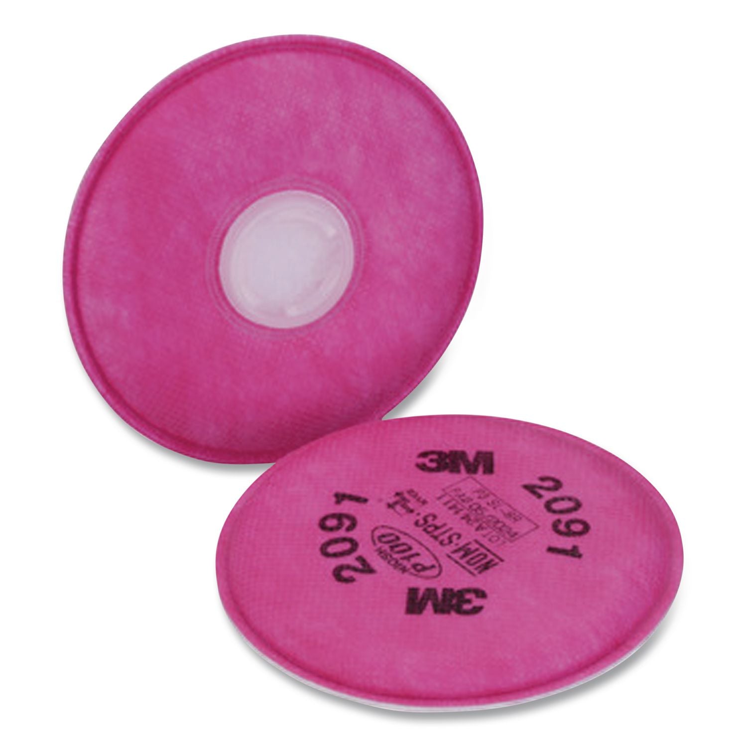 6000 Series NIOSH Approved 2091 P100 Respirator Filter, 2/Pack